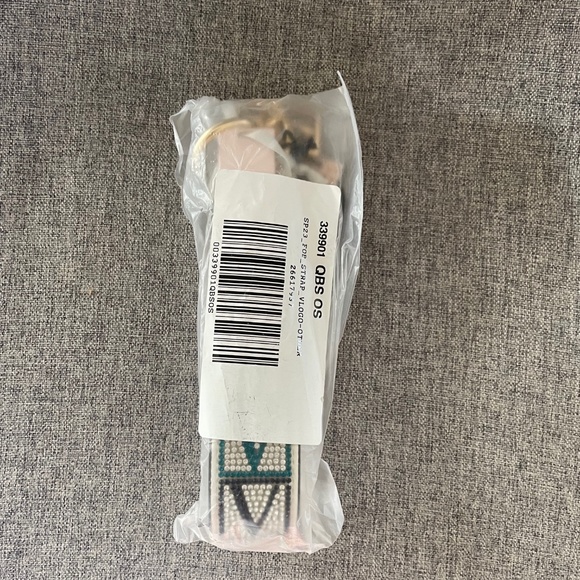 SOLD-Victoria's Secret Sparkly "V" Signature Wristlet Keychain - Picture 3 of 3